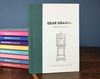 Grandad Memory Journal | Keepsake Timeless Gift | For Grandad | Christmas Gift | Reflection Book