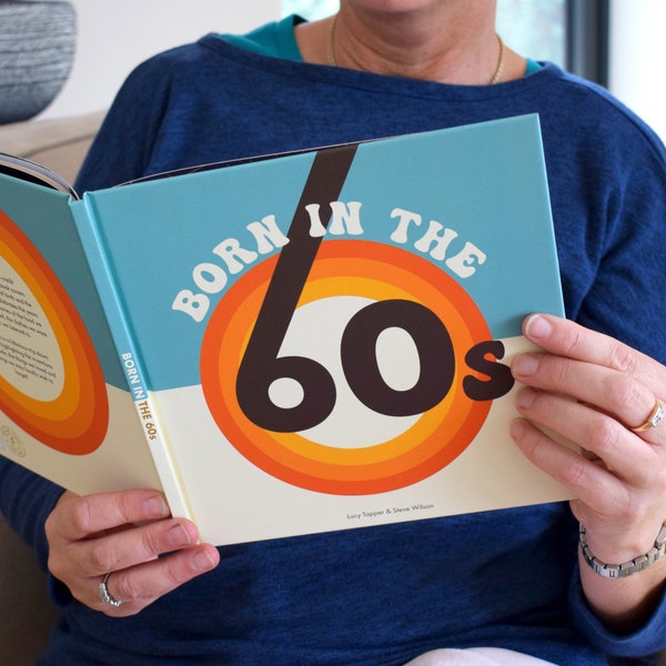 Born In The 60s Gift Book | Growing up in the 1970s |  Memory Lane | Special Birthday Gift  | Mother's Day Gift | Father's Day Gift
