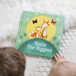 You’re The Biggest Book | New Sibling Gift, Fox Illustration, Gift For Big Brothers or Sisters