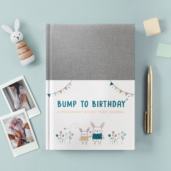 Bump to Birthday  Pregnancy and First Year Journal  to Help | Etsy UK