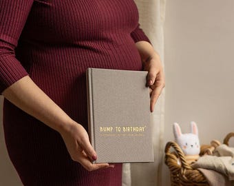 Pregnancy Journal Gift For Parents to be | Expectant Mothers | Pregnancy Planner For New Mums | Bump to Birthday Diary Bump Gift | Baby Gift