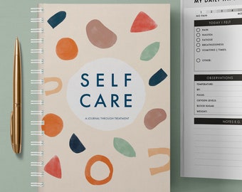 NHS Developed Health Tracking Journal | Medical Treatment Journey | Food Diary and Medication Planner | Self-Care Planner | Symptom Tracker