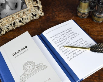 Dad Memory Journal | Keepsake Timeless Gift | For Dad | Christmas Gift | Reflection Book | A Journal Of A Lifetime