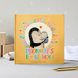 Promises For You | Children's Gift Book | Gift for New Baby | Baby Shower | Birth | New Parents | Cute Penguin Design | UK Version