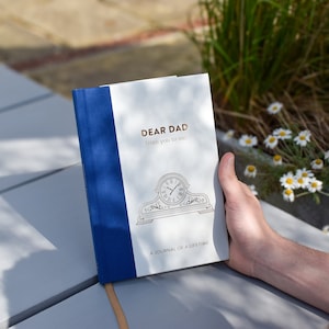 Dear Dad Memory Journal Christmas Gift For Dad | Keepsake Timeless Gift | Dad Birthday Gift | Reflection Book | A Journal Of A Lifetime
