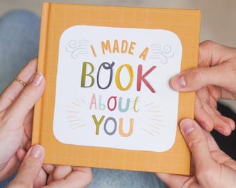 Gift For Friend Besties | Friendship Gift Book I Made A Book About You | Valentine Gift | Gift for Best Friend | Birthday Gift