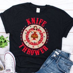 Knife Thrower, Circus Party Shirt, Circus Costume Women, Circus Themed Party,  Circus Shirt, Circus Shirts, Circus Theme, Circus Costume Men