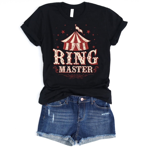 Ringmaster Shirt, Circus Themed Party, Circus Shirts, Circus Party, Circus T Shirt, Ringmaster Mom, Ringmaster Dad, Ringmaster Costume