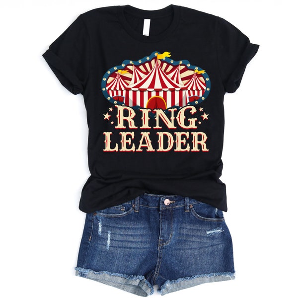 Ring Leader Shirt, Circus Themed Party, Circus Shirts, Circus Birthday Party Shirts, Event Staff Shirt, Event Staff, Circus Staff