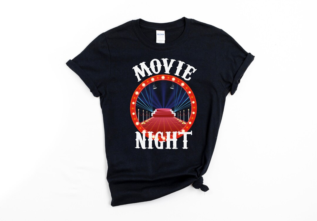 Movie Night Shirt, Movie Night Party, Movie Night Birthday Party, Movie