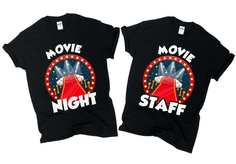 Movie Night Shirt Movie Night Party Movie Night Birthday Etsy