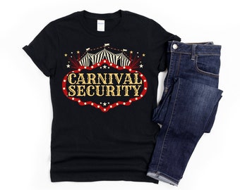 Karneval Sicherheits Shirt, Karneval Motto Party, Karneval Geburtstag Shirt, Karneval Personal Shirt, Karneval Thema Shirts, Karneval Tshirt