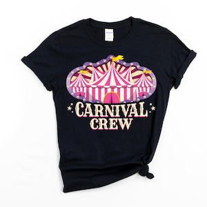 Pink Carnival Crew Shirt, Carnival Theme Party Shirt, Carnival Birthday Shirt, Carnival Staff, Carnival Shirt, Girls Carnival Party