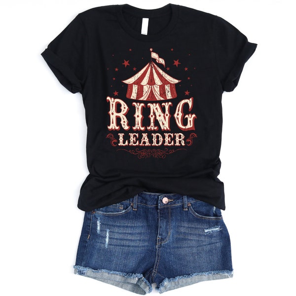 Ring Leader Shirt, Circus Themed Party, Circus Shirts, Circus Birthday Party Shirts, Event Staff Shirt, Event Staff, Circus Staff