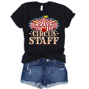 Circus Staff Shirt, Circus Themed Party, Circus Shirts, Circus Birthday Party Shirts, Event Staff Shirt, Event Staff, Circus Staff