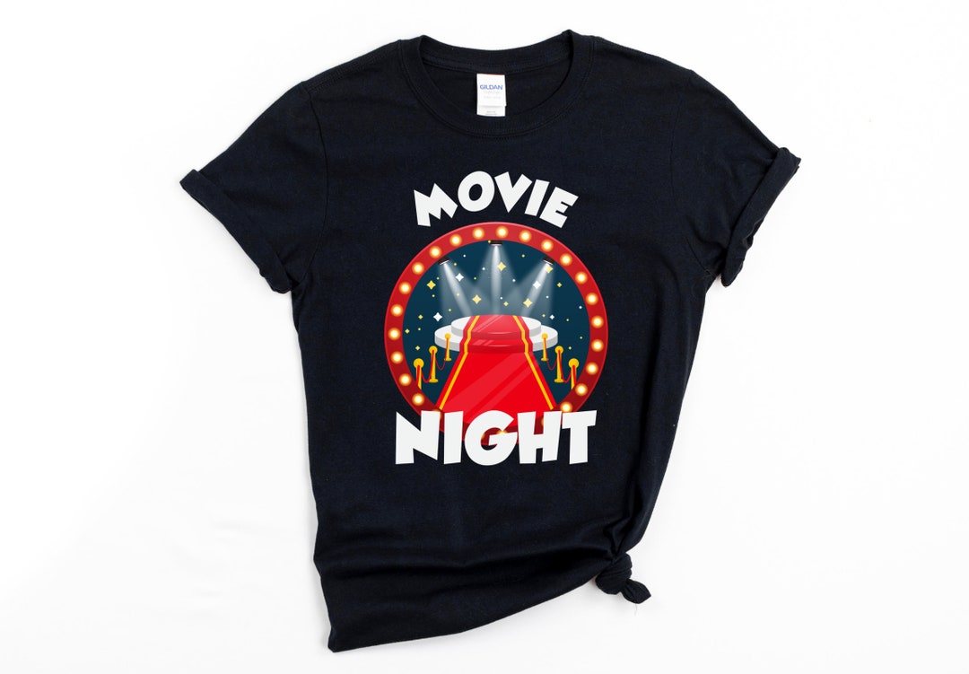 Movie Night Shirt, Movie Night Party, Movie Night Birthday Party, Movie