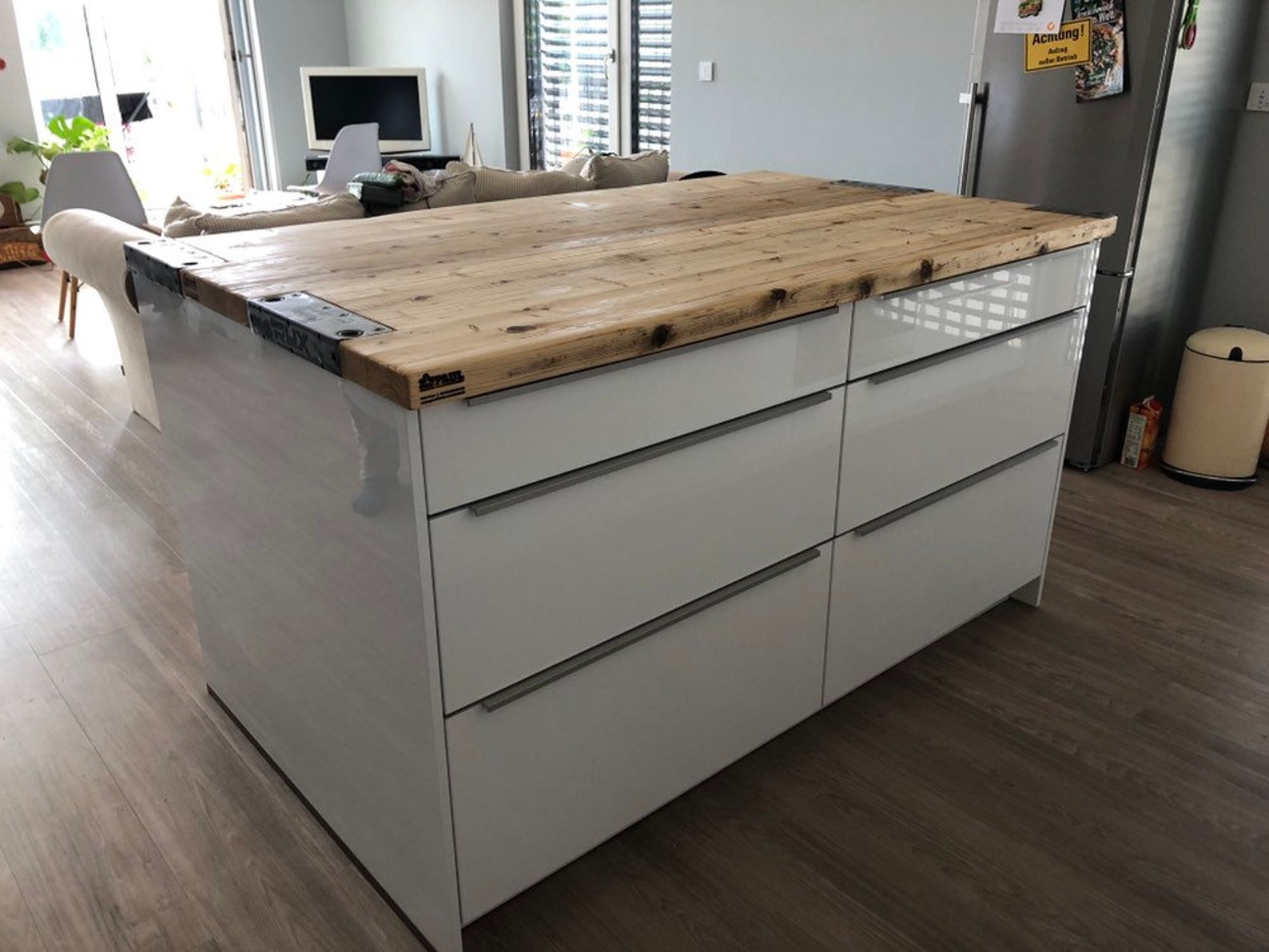 Worktop Made of Scaffolding Planks Etsy