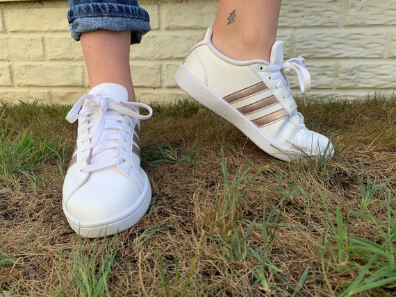 {keywor d} adidas rose gold sneakers