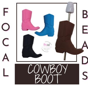 Perline da cowboy, perline western, perline boho, perline focali in silicone, perline artigianali fai da te per penne, accessori per ciondoli a tazza, perline sciolte, perline per scarpe