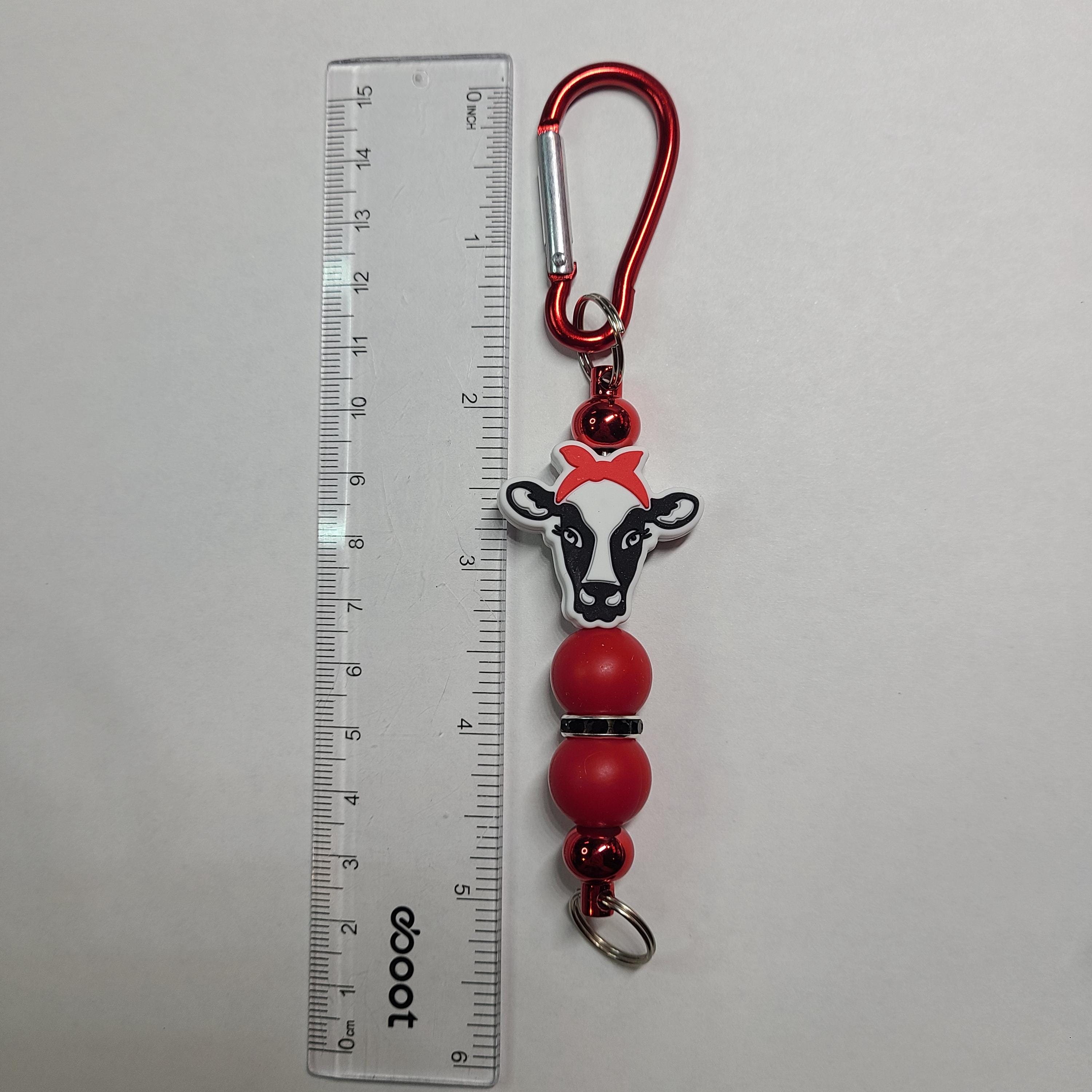 Fastener Keychain Carabiner, Beadable Bars, Keychain Blank, Carabiner Fastener Blanks ...