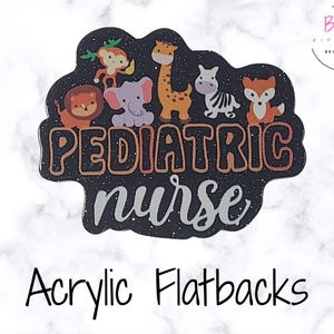 Acrylic Flatback Sarcastic Acrylic Flatbacks Nurse Funny