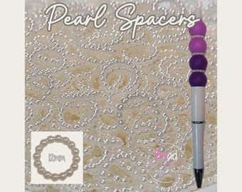 Espaciador de perlas, espaciadores de 12 mm, espaciadores planos, espaciadores pequeños, cuentas acrílicas, espaciadores para bolígrafos, cuentas multicolor, cuentas sueltas, cuentas elegantes