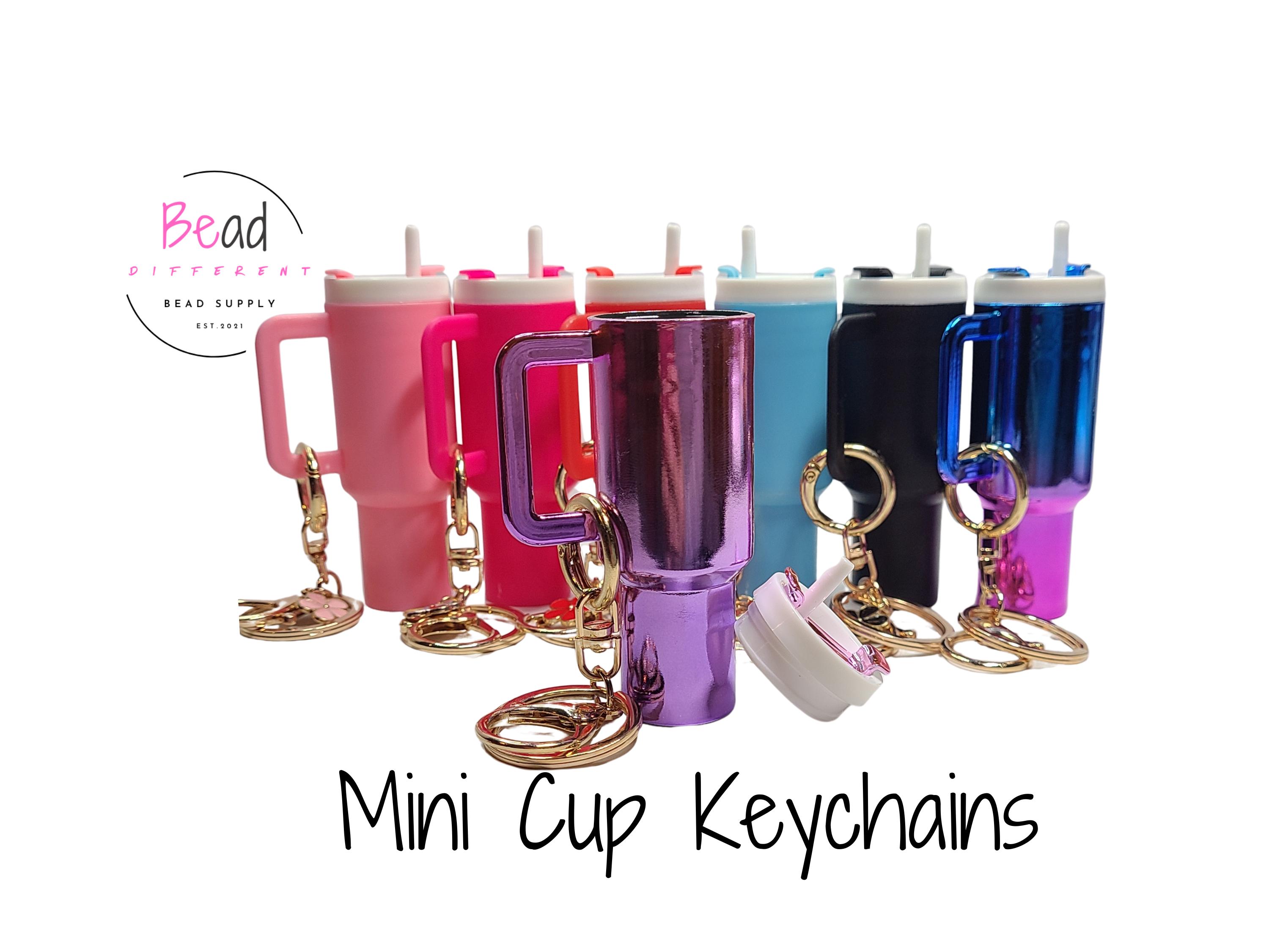 Mini Tumbler Keychain, Lip Balm Small Holder, Multi-colored