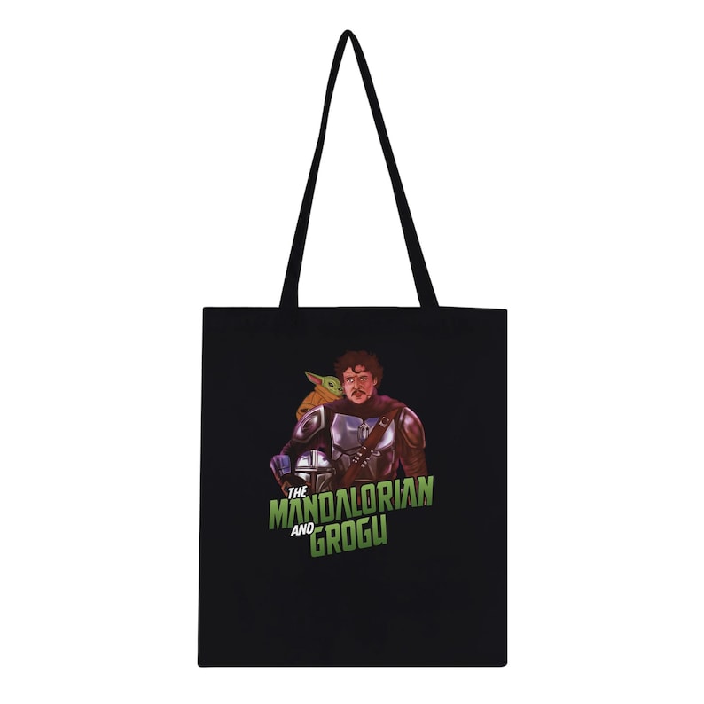 El Mandaloriano y Grogu / Bolso tote clásico imagen 1