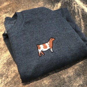 Custom Embroidered Livestock Crewneck image 2