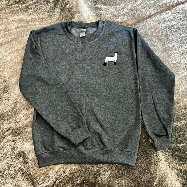 Custom Embroidered Livestock Crewneck image 1