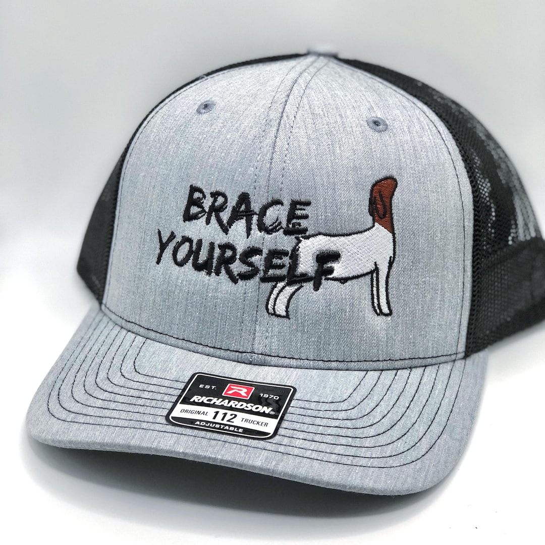 Brace Yourself Show Goat Hat - Richardson 112 Trucker Cap - Etsy