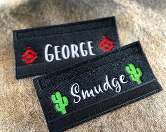 Custom Embroidered Cattle Noseband: Neoprene Halter Pad