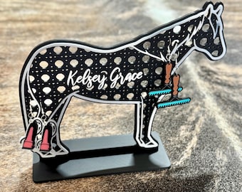 3D Printed Horse Earring Holder – Equestrian Jewelry Display