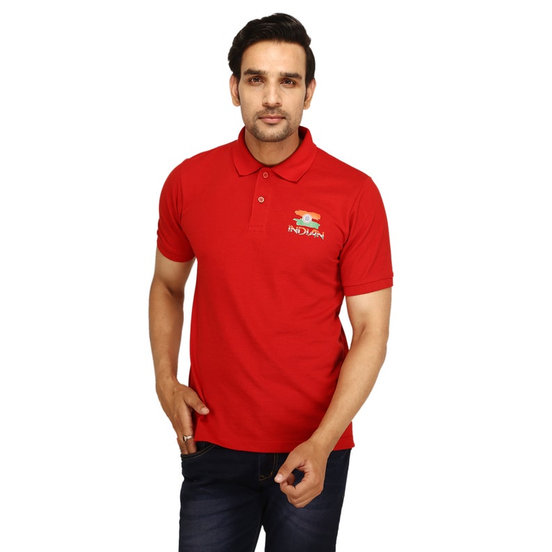 indian flag on shirt