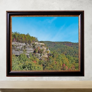 Red River Gorge Landscape Photography Print, Kentucky Fall Decor, Lookout Point