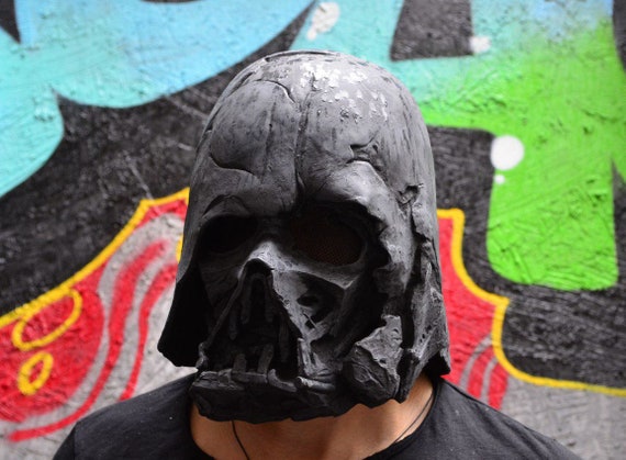 Darth Vader Helm Geschmolzen Star Wars Die Macht Erwacht Etsy