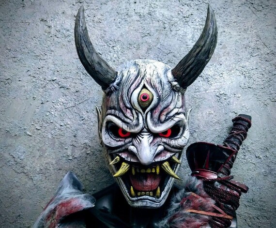 Dbd Dead By Daylight The Oni Mask White Version Etsy