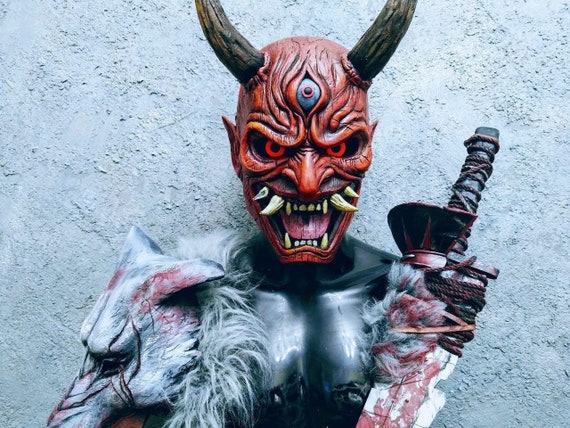 Dbd Dead By Daylight The Oni Mask Etsy