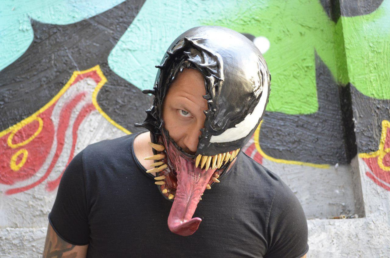 Venom Mask Half Face Etsy