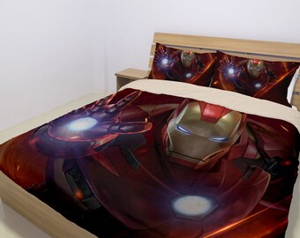 Iron Man Bedding Etsy