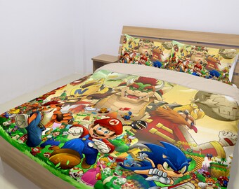 Super Mario Bedding Etsy