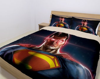 Superman Bedding Etsy