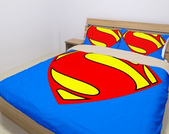 Superman Bedding Etsy