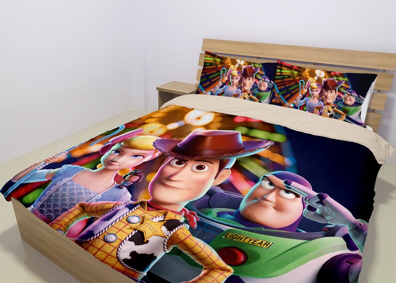 Toy Story 4 Bedding Set Toy Story Duvet Toy Story Comforter Etsy