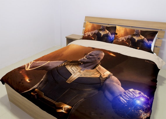 Avengers Thanos Bedding Set Avengers Duvet Avengers Etsy