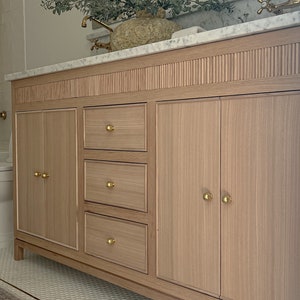 White Oak Bathroom Vanity
