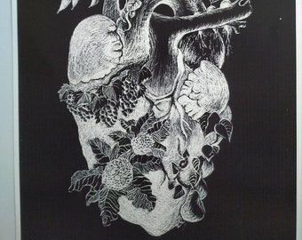 Heart in Bloom Art Print