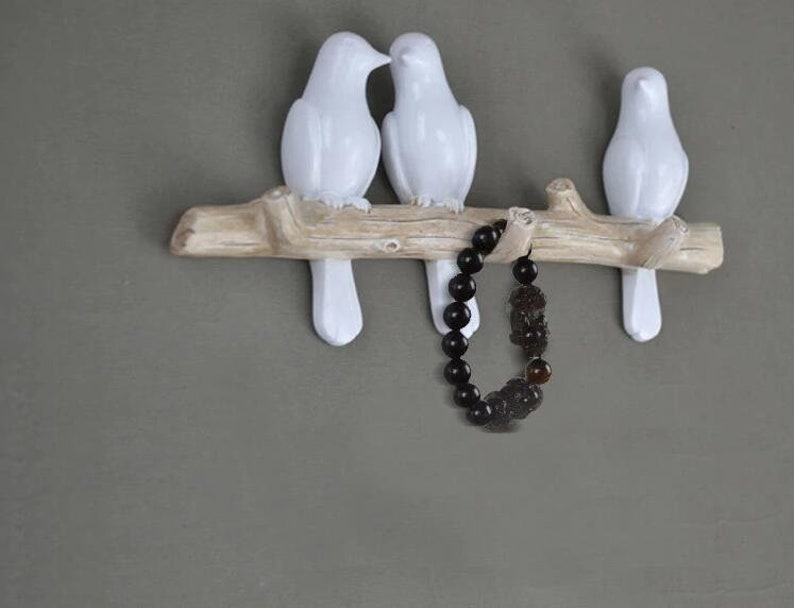 Bird Hooks Wall Hooks/ Resin Coat hook Coat hanger Creative Etsy