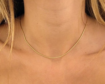 9K Gold Snake Chain Gold Diamond Cut 