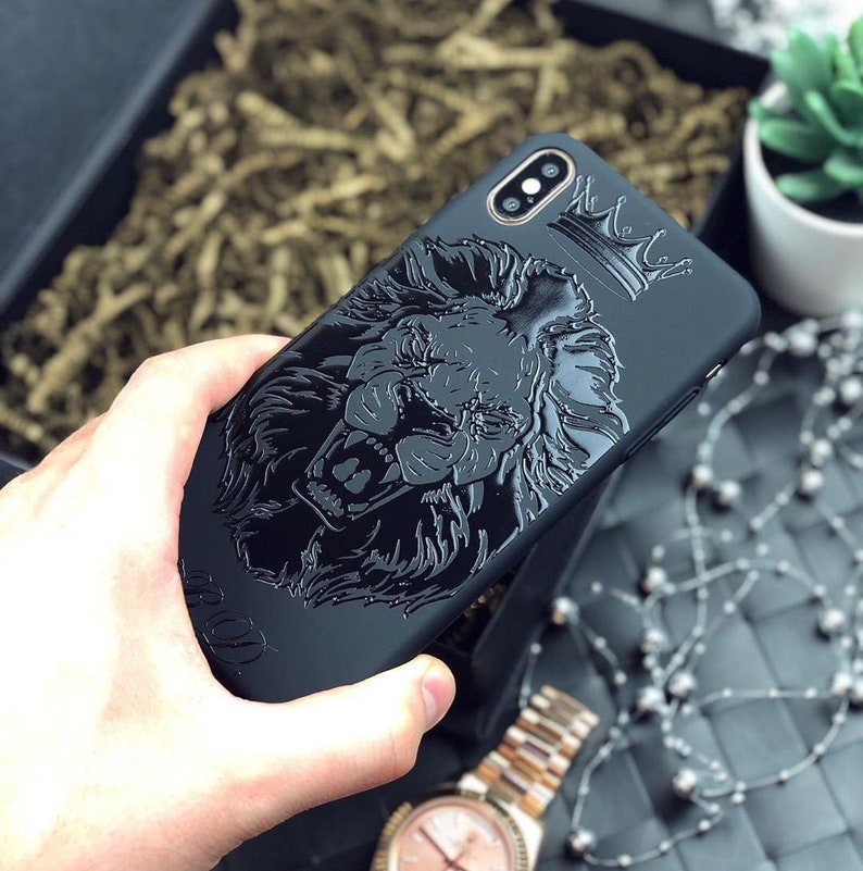 Lion Phone Case Leo Iphone Cover For Man Iphone 12 Pro Max Case Iphone 11 Xs Xr X 8 Plus For Men Personalized Gift S 21 Ultra Se 2 Note Phone